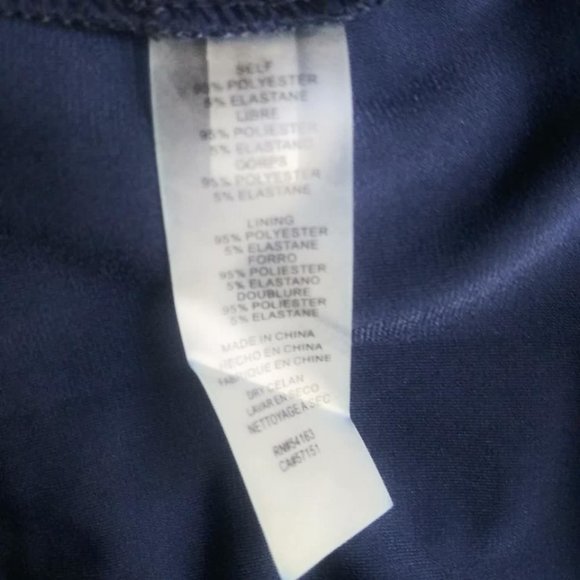 Vince Camuto Twist Front V-Neckline Jumpsuit Sz 10 - Picture 6 of 6